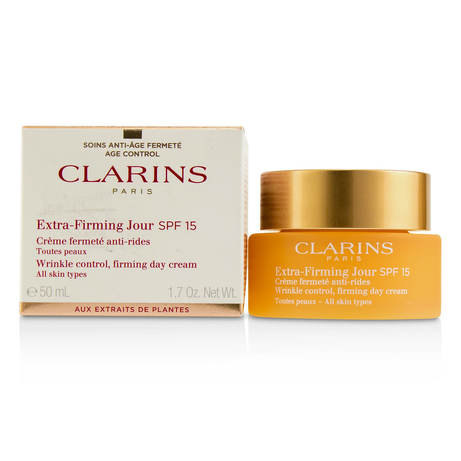 克蘭詩 Clarins - 緊致日霜-所有膚質適用Extra-Firming Jour Wrinkle Control, Firming Day Cream SPF 15 50ml