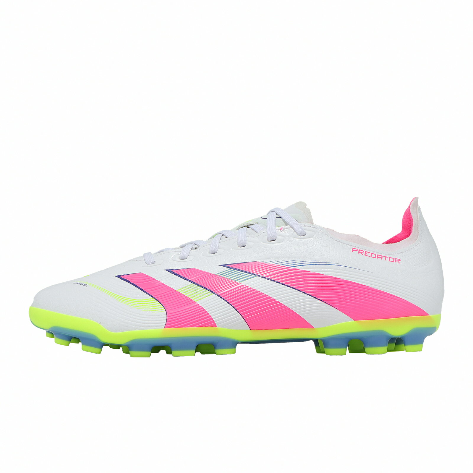 adidas 愛迪達 足球釘鞋 Predator League 2G/3G AG 男鞋 白 粉 人造草皮 ID3836