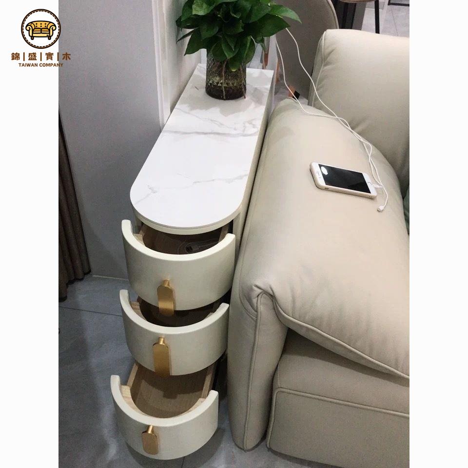 工廠直銷 免運 床頭櫃 窄縫櫃 床邊櫃 縫隙櫃 床頭櫃 輕奢現代小型家用沙發邊幾櫃 曲面實木側邊櫃 特價儲物櫃子特惠/開立發票 特價出 j222