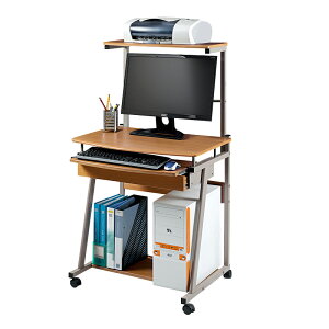 簡約臺式電腦桌型臺式桌家用書桌帶抽屜白色多層金屬支架可移動