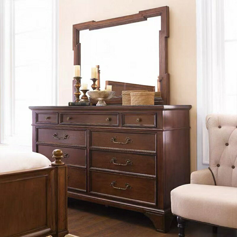 【可打統編 超低價】美式覆古實木架子床法式小戶型主臥羅馬柱實木四柱床1.8米蚊帳長 0