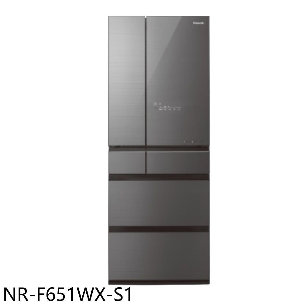 APP下單4%點數★Panasonic國際牌【NR-F651WX-S1】650公升六門變頻雪霧灰冰箱(含標準安裝)