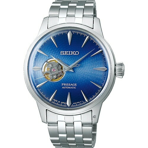 SEIKO 精工錶 Presage Cocktail調酒師 Blue Acapulco機械腕錶 4R38-01N0U(SSA439J1)-40mm-藍面鋼帶【刷卡回饋 分期0利率】【APP下單22%點數回饋】