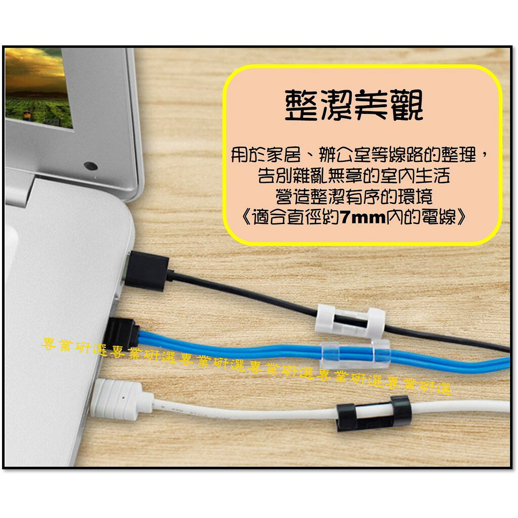 【台灣現貨  】理線器 集線器 整線器 電線固定器 電線整理器 整線扣 整線夾 無痕集線器 無痕整線器 6