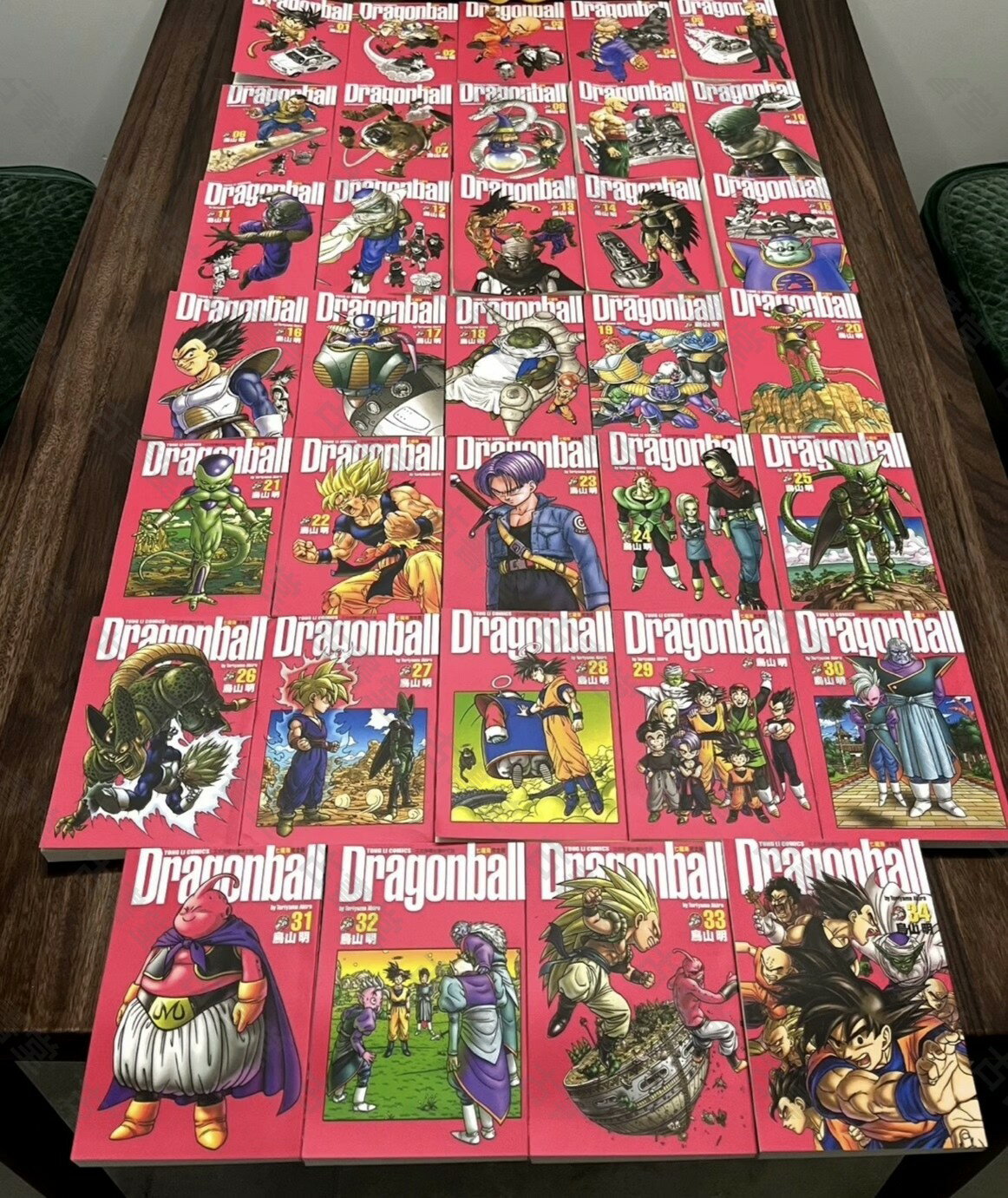 七龍珠漫畫1-34冊完結全套 鳥山明原作 繁體中文 高畫質印刷 封面啞光膜工藝 完整無刪節版 新書發貨