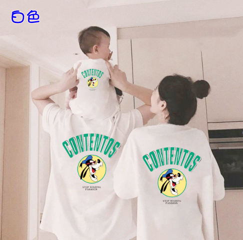 親子裝 純棉T恤 全家福 團體服 童裝 T恤 短袖T恤 一家三口 一家四口 全家裝 母女裝 班服 櫻桃嚴選 0