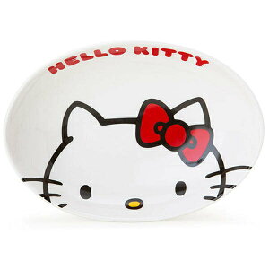 【震撼精品百貨】Hello Kitty 凱蒂貓 HELLO KITTY可愛大臉陶磁咖哩盤 紅蝴蝶結 震撼日式精品百貨