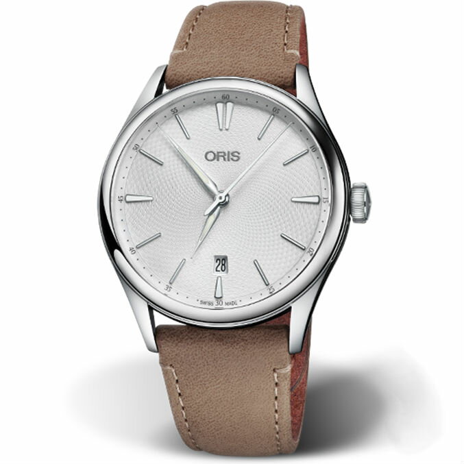 ORIS 豪利時  0173377214051-0752132FC  Artelier系列 優雅古典日期錶 / 白面 40mm