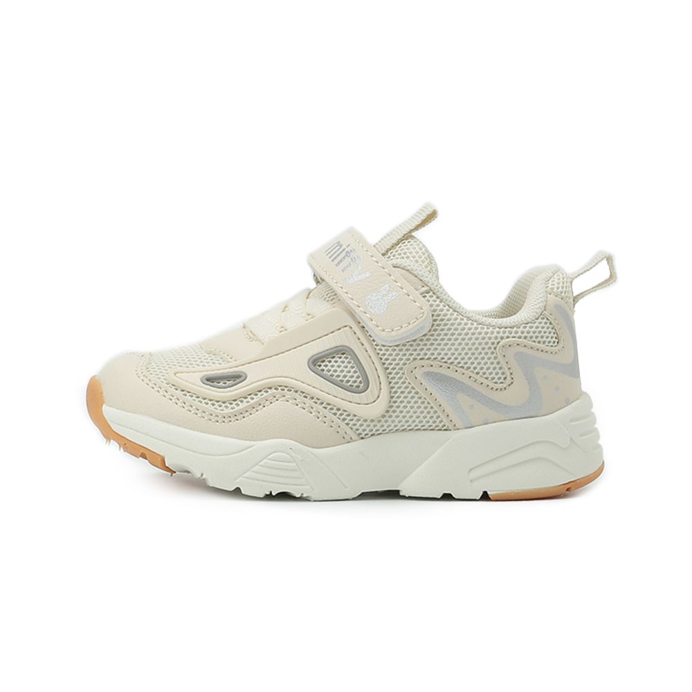 MIFFY 側塑片魔鬼氈運動鞋 米 中童鞋