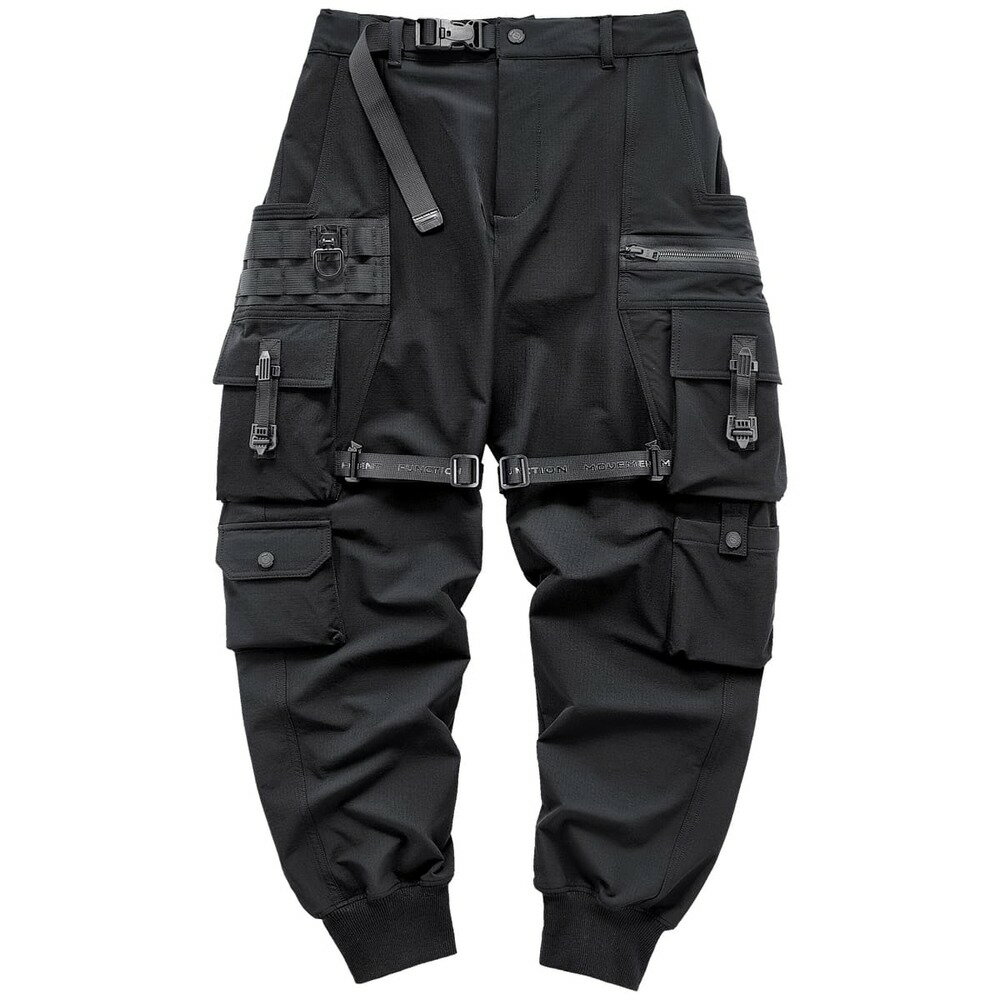 【NIEPCE URBAN GEAR】機能風縮口褲 街頭工裝褲 多口袋設計(直送日本)