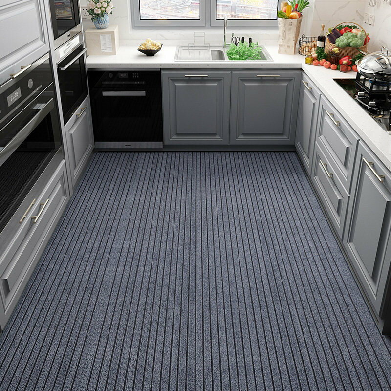 廚房地墊吸水吸油耐臟地毯家用人門滿鋪防滑防水防油腳墊地墊