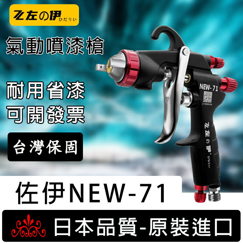 【全球優品匯】氣動噴漆槍 佐伊NEW-71 噴槍 日本品質 附漆杯600ML 油漆噴槍 風動噴槍 電動噴漆槍 裝潢油漆噴槍 工程用噴槍