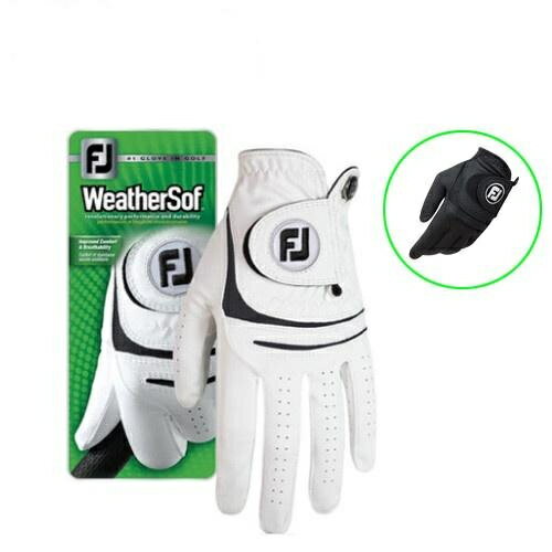 FJ高爾夫手套 男 小羊皮 左右手雙手單隻防滑耐磨 golf練習手套透氣