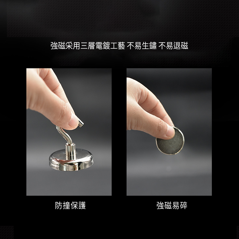 強力磁鐵掛勾 磁鐵掛勾 旋轉磁鐵掛勾 強力磁鐵 多功能掛勾 磁吸鉤 吸鐵掛勾 磁性掛勾 超強吸力彎勾 磁吸掛勾 5