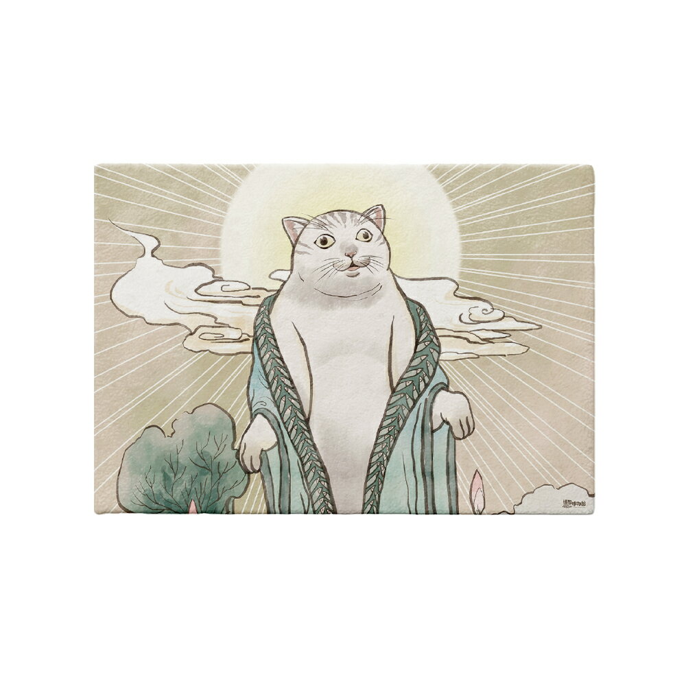 《mur貓上蓮台》迷因地毯【直送日本】