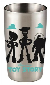 大賀屋 玩具總動員 水杯 不鏽鋼 保溫杯 真空 迪士尼 皮克斯 剪影 300ml 日貨 正版 授權 J00013029