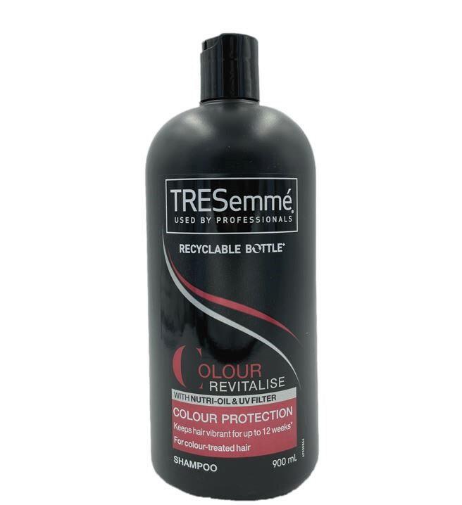 TRESemme 沙龍級專業 洗髮精 - 色彩保護款 Color protection 900ml 英國進口 (黑紅款)