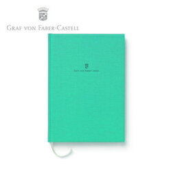 【Graf Von Faber-Castell】頂級麻布筆記本A5 綠松石 V188667 /本