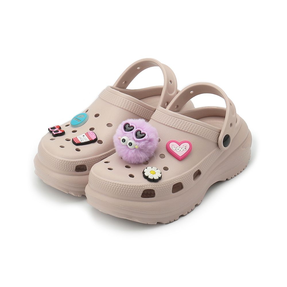 LOTTO 厚奶霜洞洞鞋 粉 LT4AWS8073 女鞋