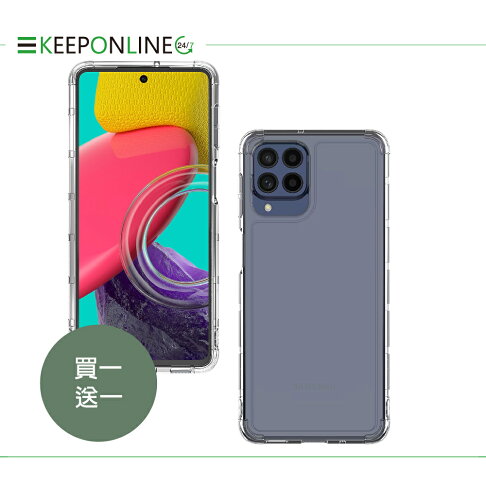 【買一送一】SAMSUNG Galaxy M53 5G 原廠輕薄防護背蓋-透明 (araree聯名) 3