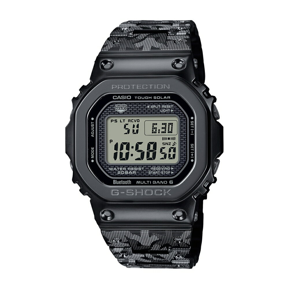 【CASIO】G-SHOCK 40週年× Eric Haze藍牙太陽能電波腕錶(GMW-B5000EH-1) [APP下單享4%點數]