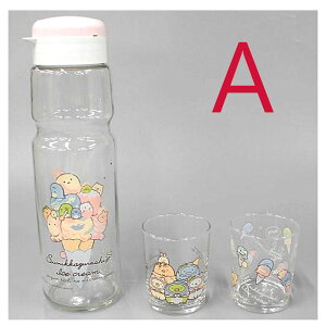 asdfkitty*日本san-x角落生物玻璃水壺水杯組-A款-日本製