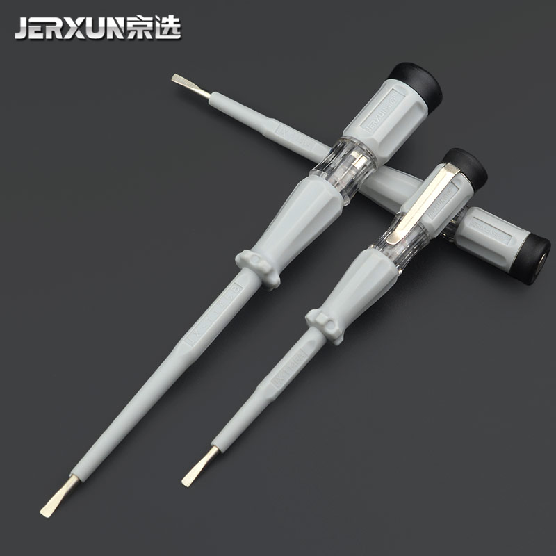 京選電工測電筆家用驗電筆一字電筆二極管氖泡試電筆多功能螺絲具 1