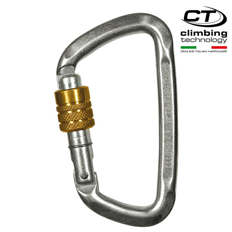 Climbing Technology 鐵鉤環螺母款3C4760A 鍍鋅 / 城市綠洲 (CT,CE,EN,UIAA,義大利,攀岩,安全,自由,運動,傳統,人工,上攀,確保,先鋒)