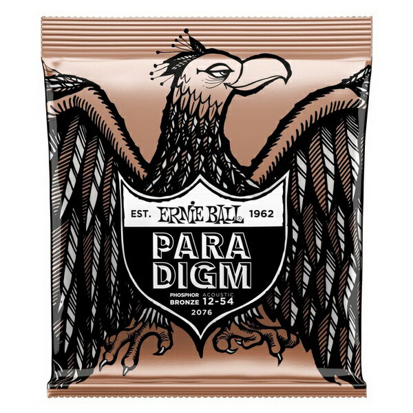 美國原裝 ERNIE BALL 2076 Paradigm12-54 磷青銅 抗鏽抗斷 民謠吉他弦【唐尼樂器】
