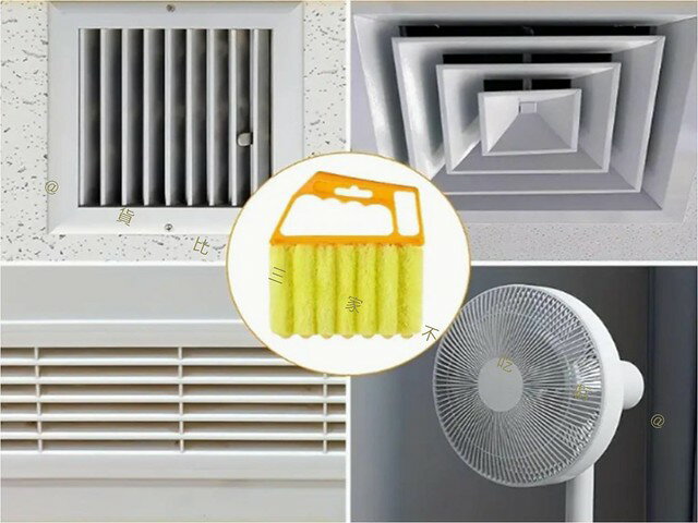 7爪百葉窗清潔刷 葉片清潔 冷氣清潔刷 清洗刷 百葉窗簾清潔刷 汽車美容 纖維布 可拆洗 風扇清潔刷 窗戶清潔刷 抹布 6