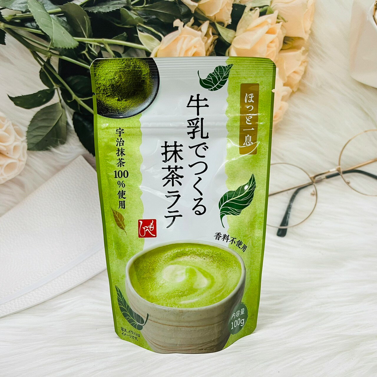 日本 MOHEJI 抹茶沖泡粉/焙茶沖泡粉 100g 加牛奶或豆漿攪拌飲用 超級好喝｜全店$199免運