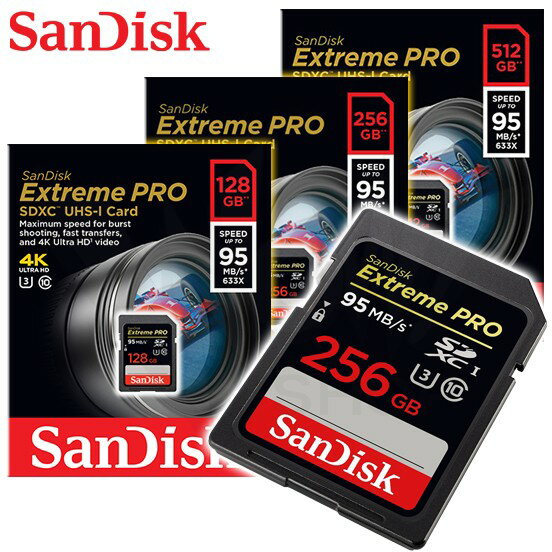 SANDISK Extreme PRO SD UHS-I U3 V30 專業攝影/錄影師 高速記憶卡
