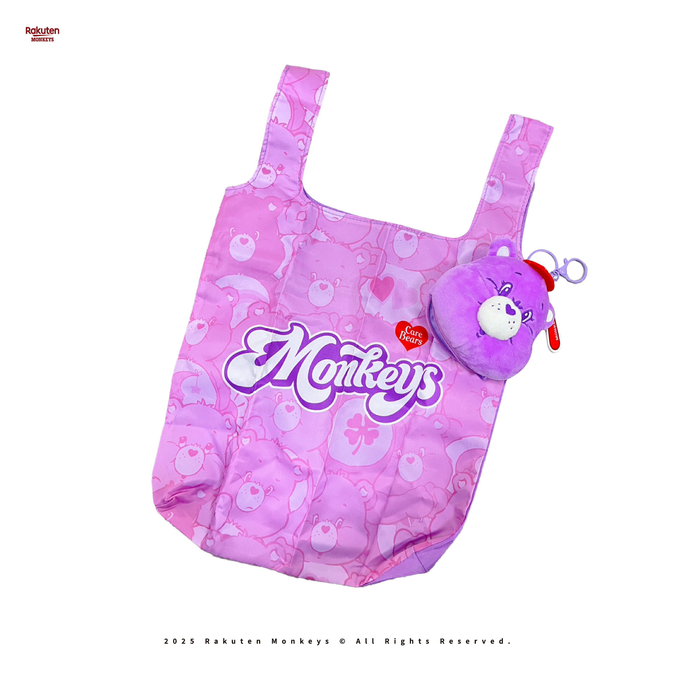 Rakuten Monkeys × Care Bears™ - 立體玩偶吊飾購物袋(4款) 4