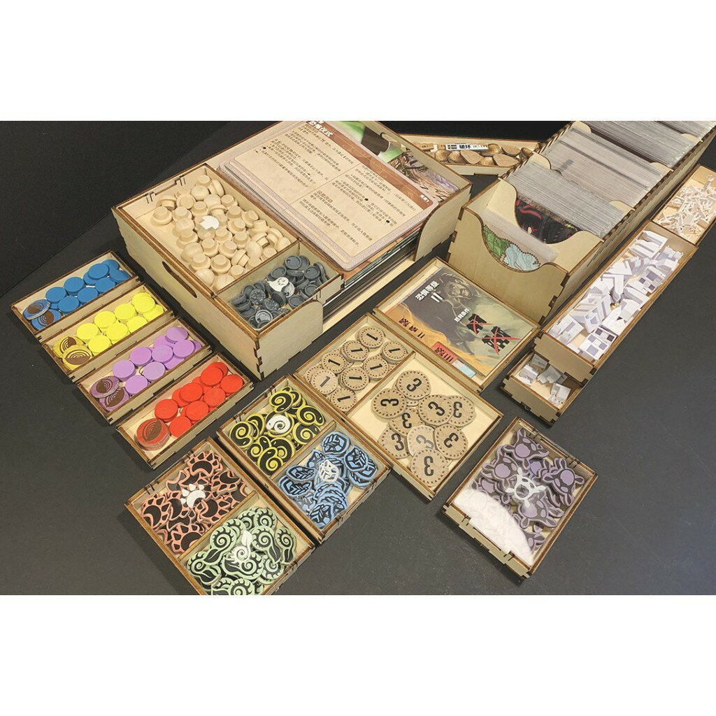 【桃園桌遊家】靈跡島 Spirit Island桌遊收納盒【免膠組裝】【烏鴉盒子收納盒】 1
