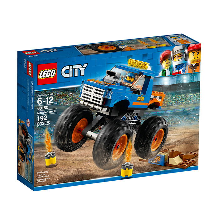 LEGO 樂高 City 城市系列 60180 巨輪卡車 【鯊玩具Toy Shark】