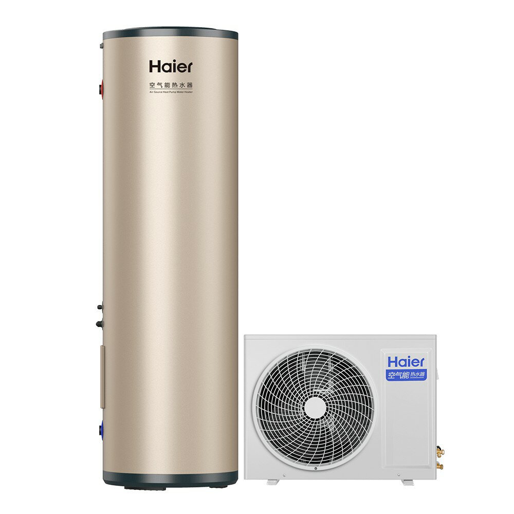 海爾分離式R32熱泵熱水器200L/HP35W/200TE7 R32環保冷媒 全機可放室外 桃竹苗提供安裝服務