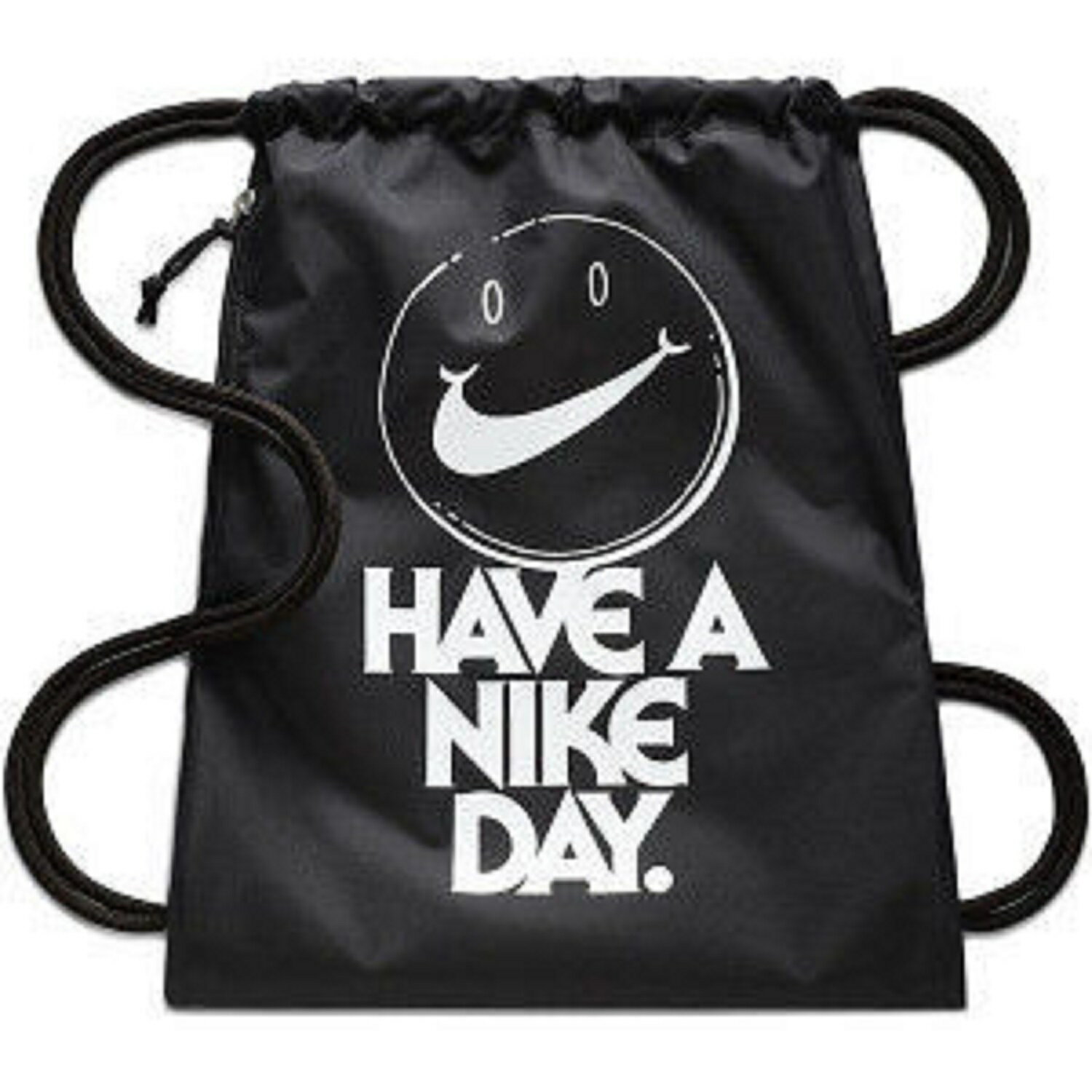 NIKE Heritage Gymsack 束口袋 後背包 黑 白【運動世界】 BA5430-015