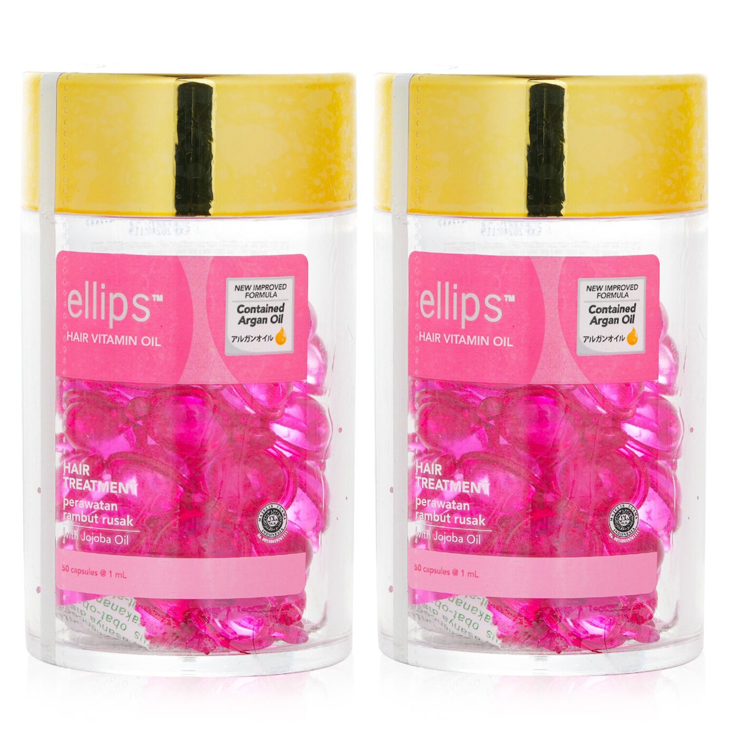 Ellips - 維他命護髮膠囊(染髮修護) 雙瓶裝