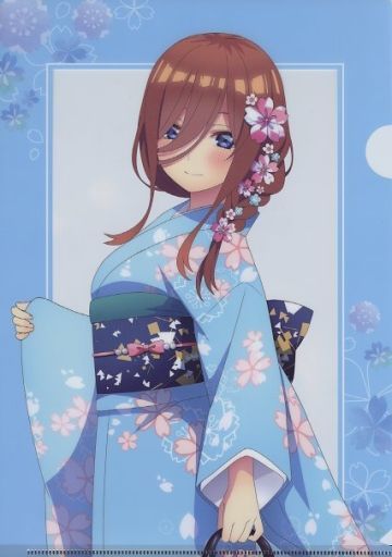 中野三玖新插畫櫻和裝ver.A4檔案夾五等分的新娘?