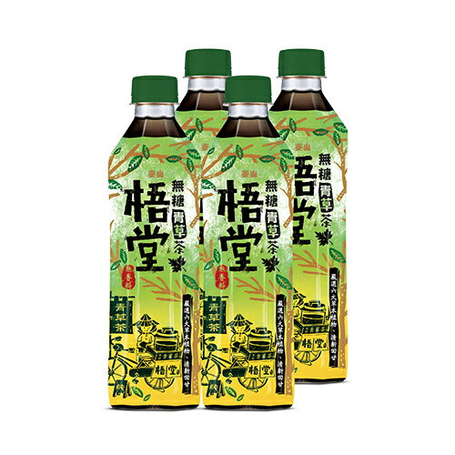 梧堂無糖青草茶500ml x 4【愛買】