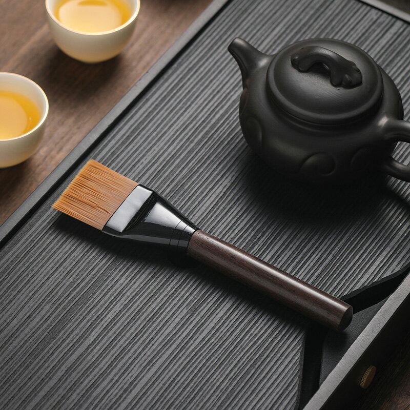 茶盤刷子實木養壺筆耐用耐用清潔刷子刮水刷電木刷掃子茶道零配件