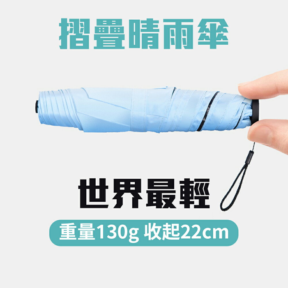 130g摺疊晴雨傘