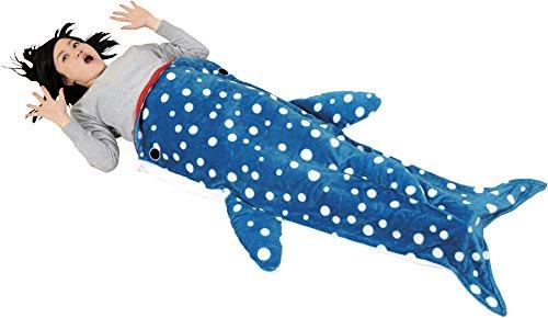 【領券滿額折100】 日本鯨魚造型美人魚蓋毯(140x85 cm)