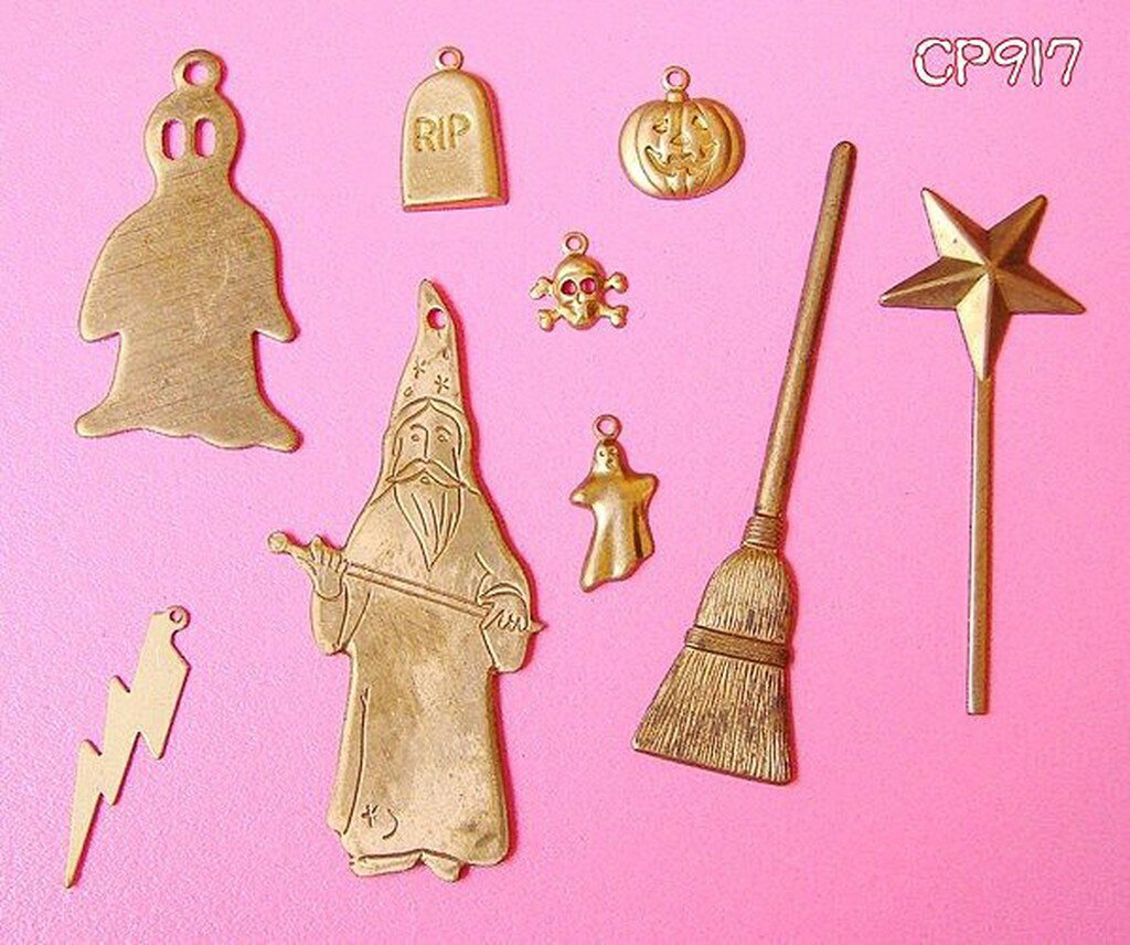 【松芝拼布坊】美國進口造型小飾品 萬聖節人物 (Halloween) CP917....串珠拼布、裝飾用