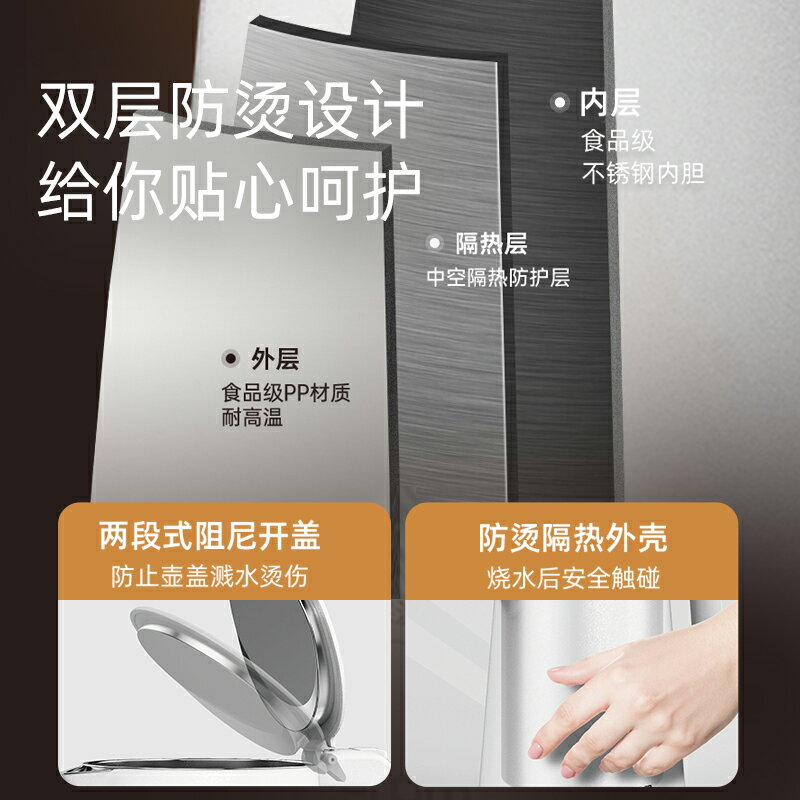 hurom電水壺小型家用智慧恆溫熱水保溫一體電水壺燒水壺