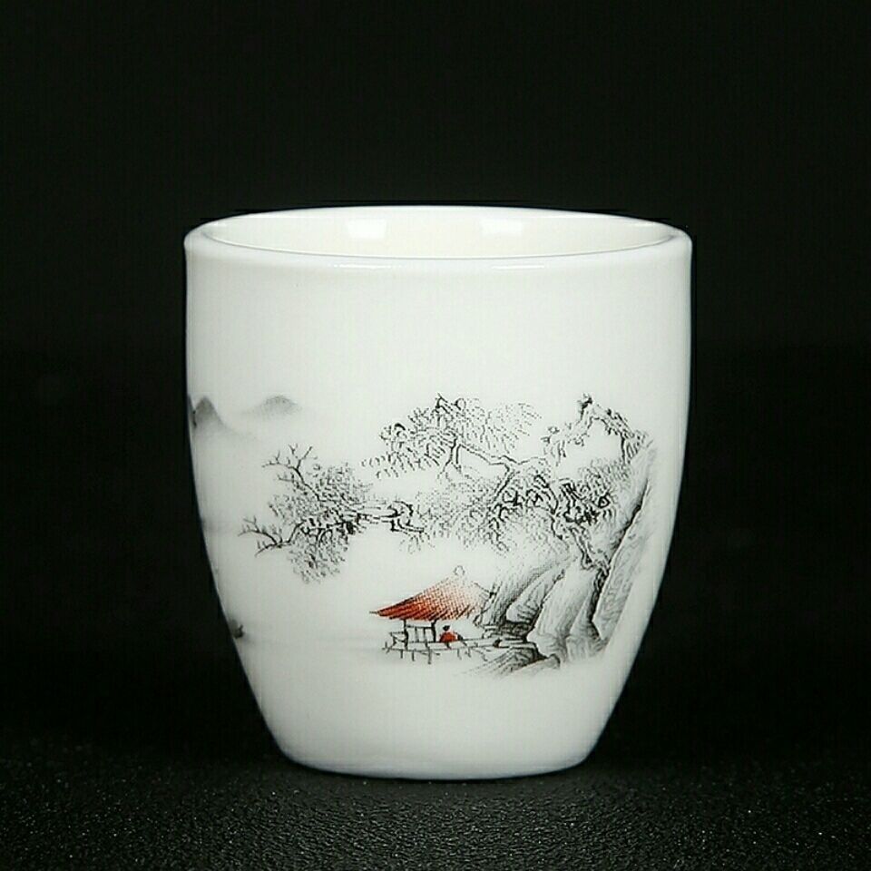 陶瓷白酒分酒器陶瓷酒杯燙溫酒壺老式小酒壺黃酒加熱家用盛酒具 6