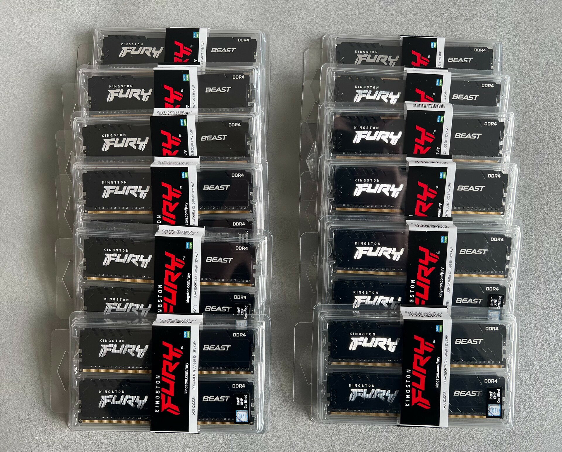金士頓DDR4 64G（2x32G）3600 3200 臺式機內存 單根容量32G 32【北歐居家生活】
