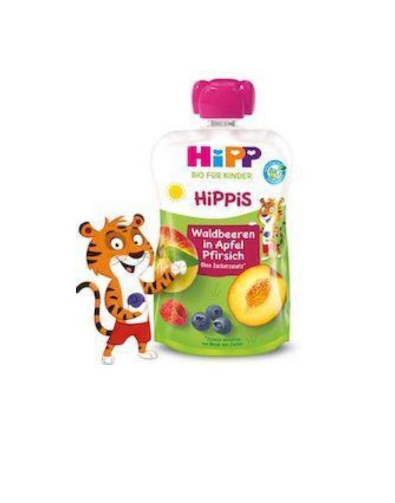 Hipp喜寶生機水果趣-水蜜桃野莓x6包(9062300133773) 534元