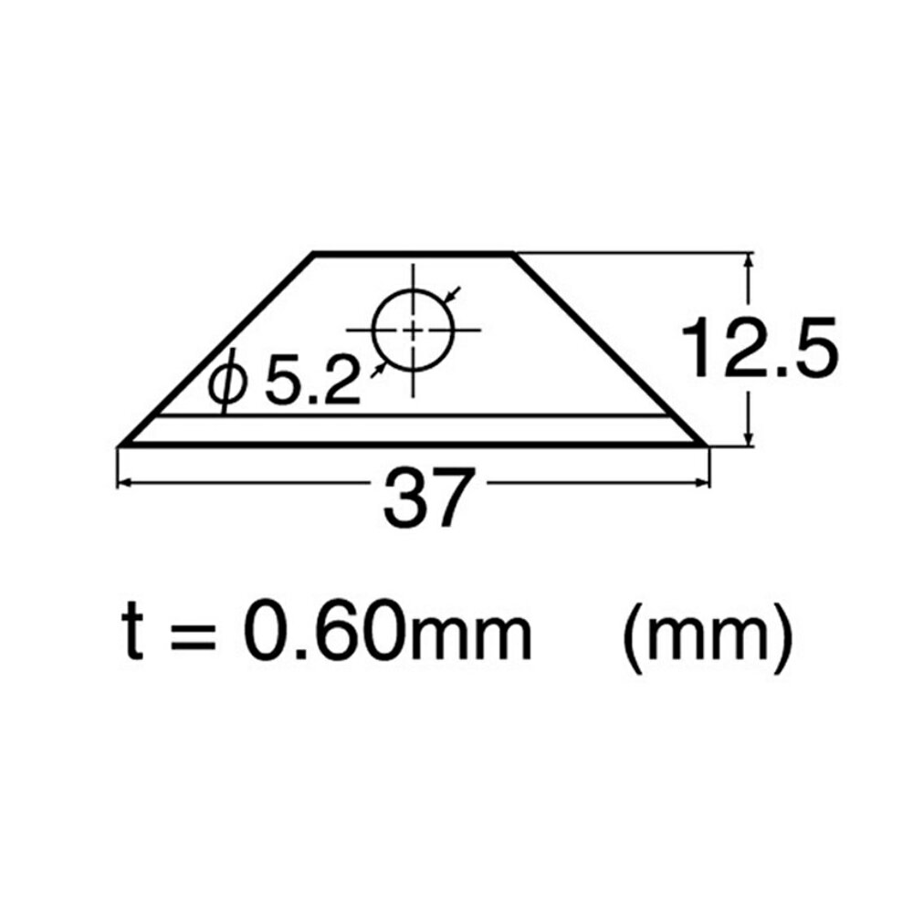 又敗家@日本製造NT Cutter拆箱刀片 BR-400P(10入;合金工具鋼;厚0.6mm;適R-1200P替刃)開箱刀替刃【全館299超取免運】【APP下單點數4倍送】 2