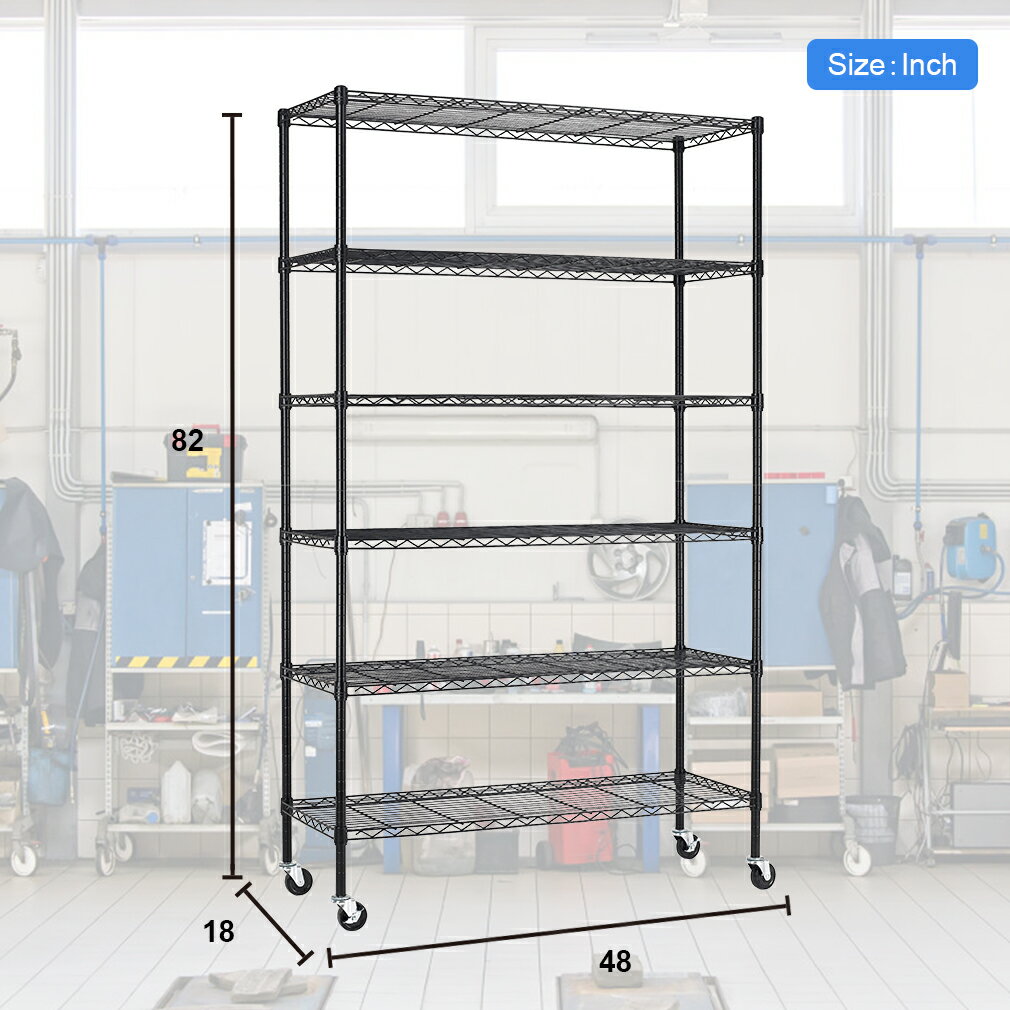6 inch wide shelving unit